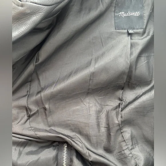 Madewell Ultimate Leather Motorcycle Jacket in M - Picture 8 of 10